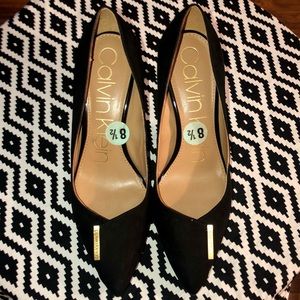 Calvin Klein Suede Pumps
